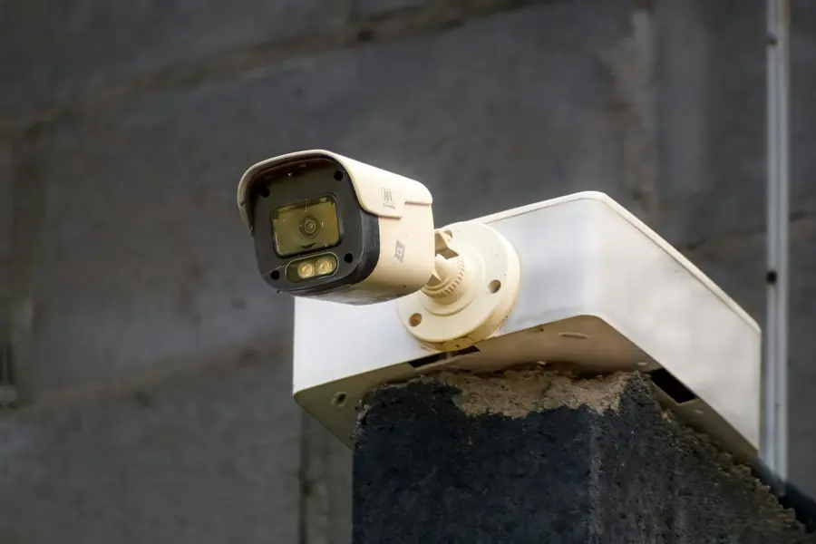 Câmera de segurança externa com visão noturna