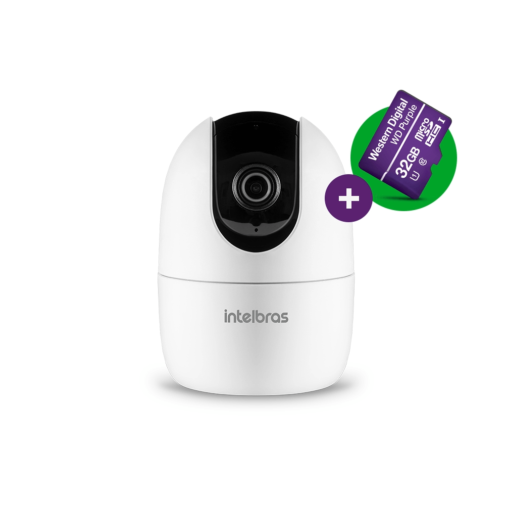 Kit Intelbras iM4 3MP com cart&atilde;o microSD 32GB incluso