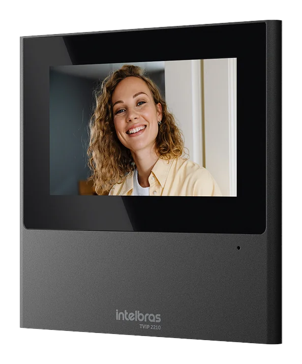 Monitor interno de videoporteiro IP Intelbras TVIP 2210